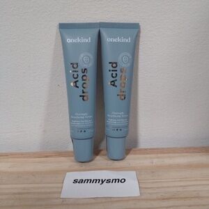 OneKind Acid Drops Overnight Resurfacing Serum 1 fl oz x2